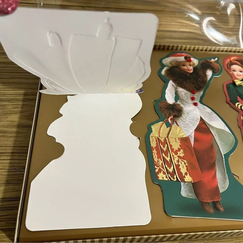 Vintage Hallmark Barbie Greeting Cards  1994-1996 Set of 3 Embossed
